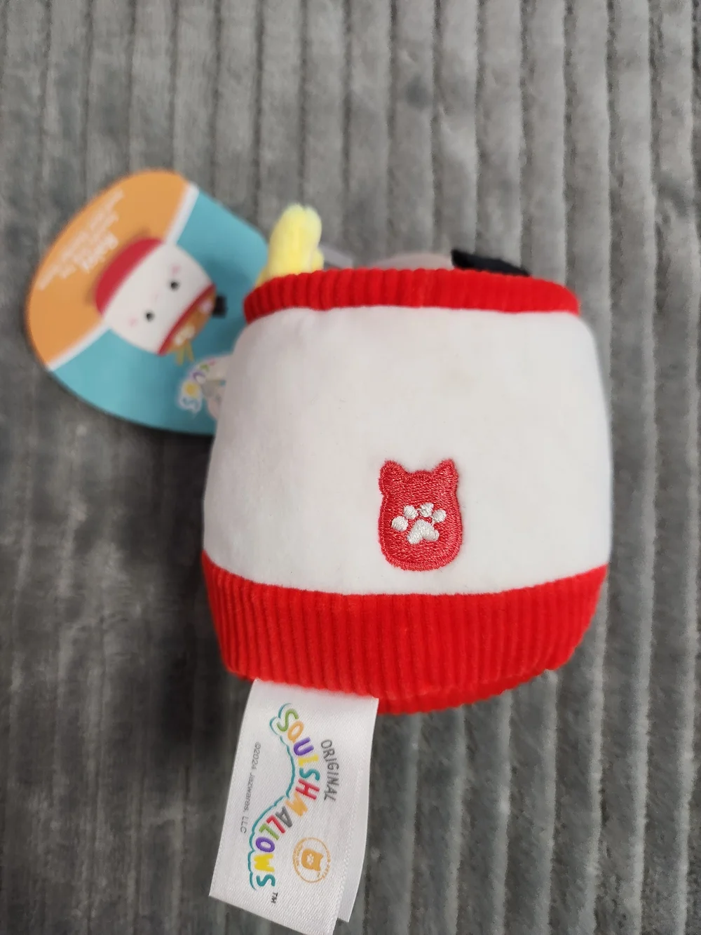 Original Squishmallow Squeaky Dog Toys Raisy Plush Toy NEW